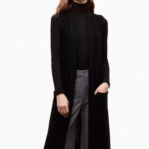 Aritzia Wilfred Dunkirk sweater vest yarn made in Italy